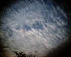 2009年05月04日18時過ぎ浜町公園から南西の空を望む